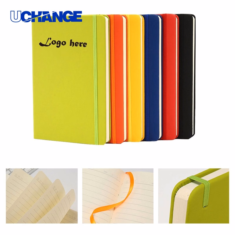 A5 PU Leather Lined Journal Notebook