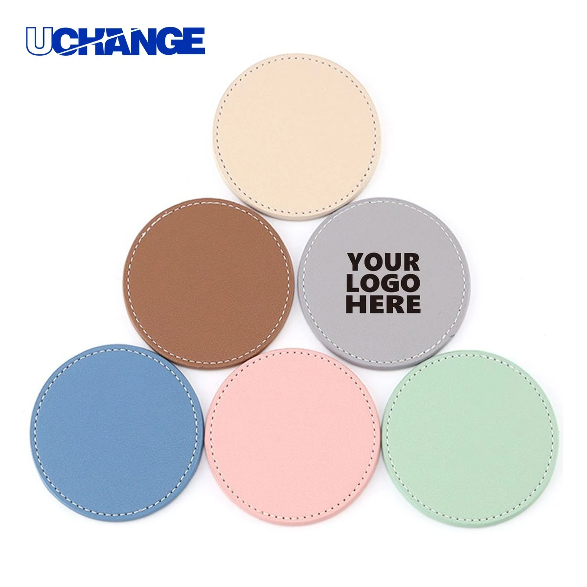 PU Leather Coaster Mat for Desks 1