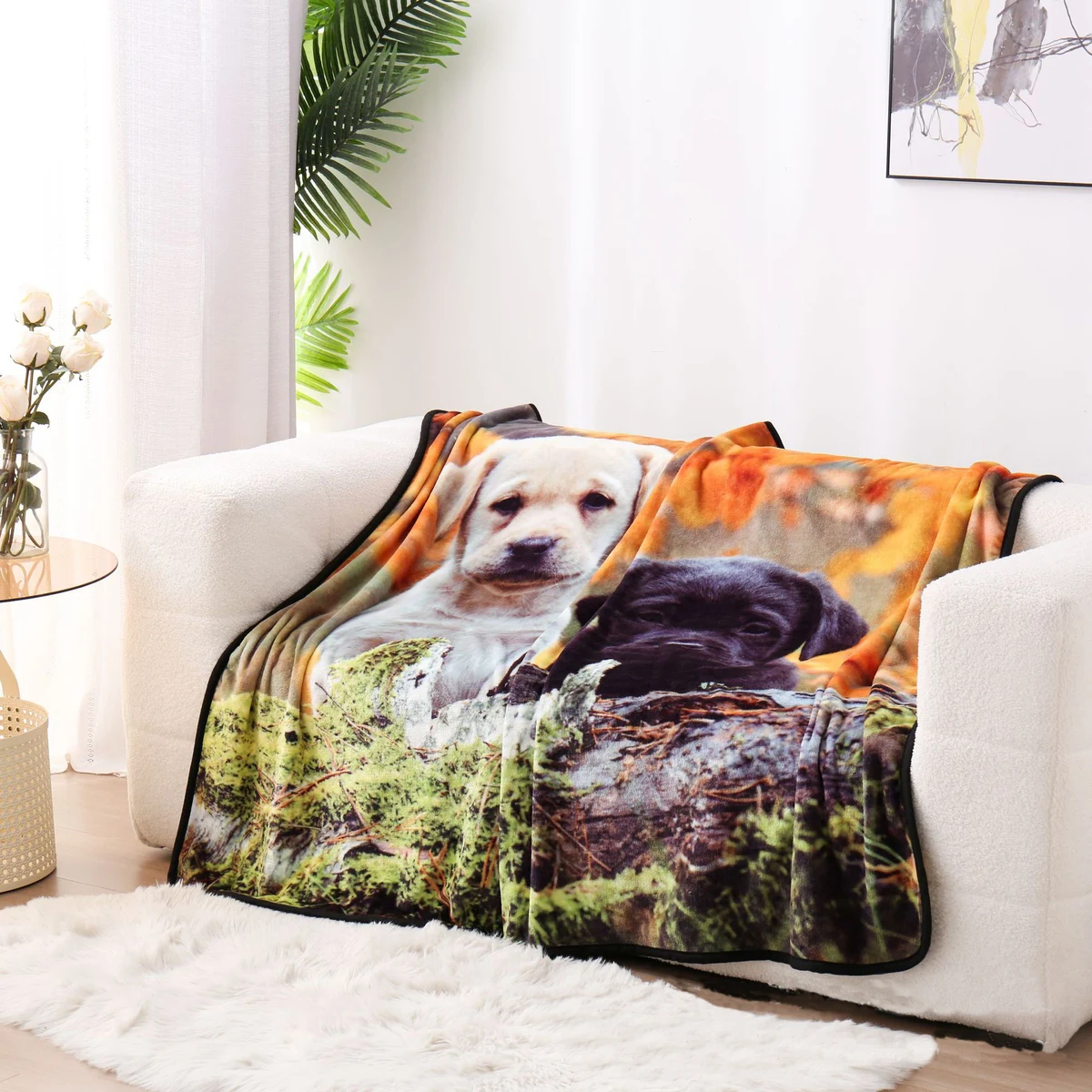 Sublimation Print Throw Blanket 50x60 Inches 1