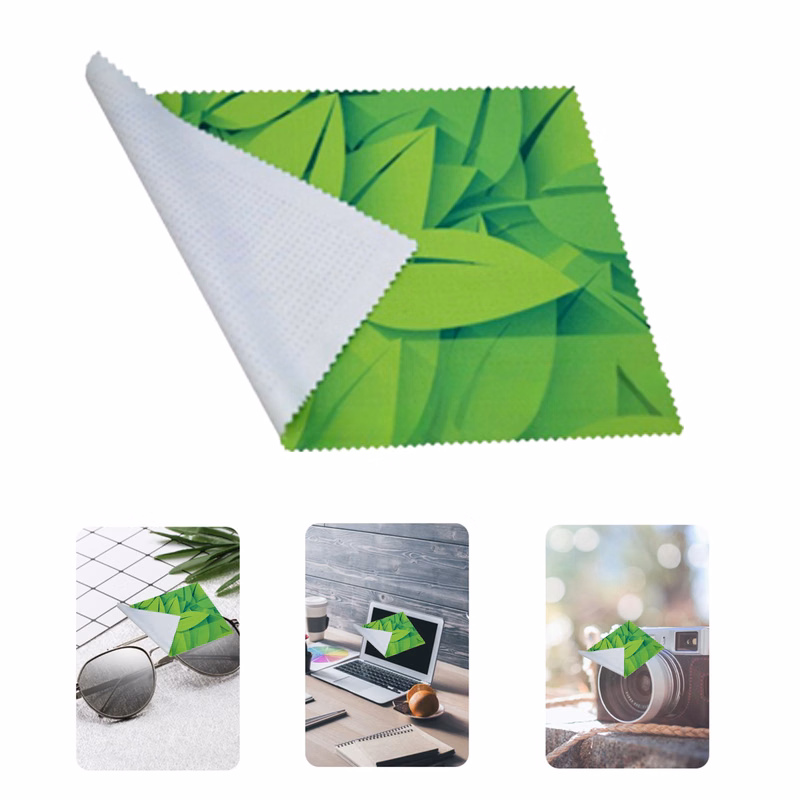 7 X 8'' Microfiber Eyeglass Clean Cloth Mouse Pad