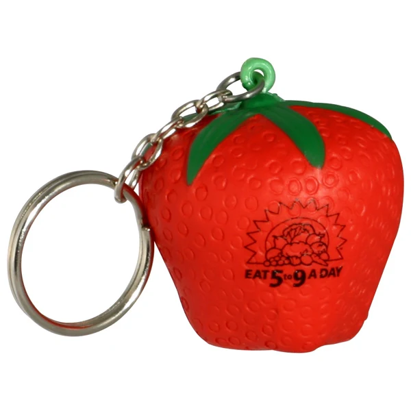 Strawberry Stress Reliever Key Chain 1