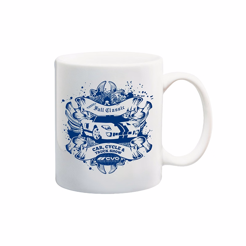 White Ceramic Mug, 11 oz.