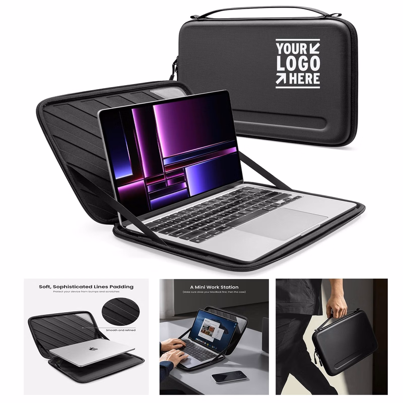 13-14 inch MacBook Pro Slim Hard Shell Laptop Carrying Case Water Resistant Laptop Hand Bag