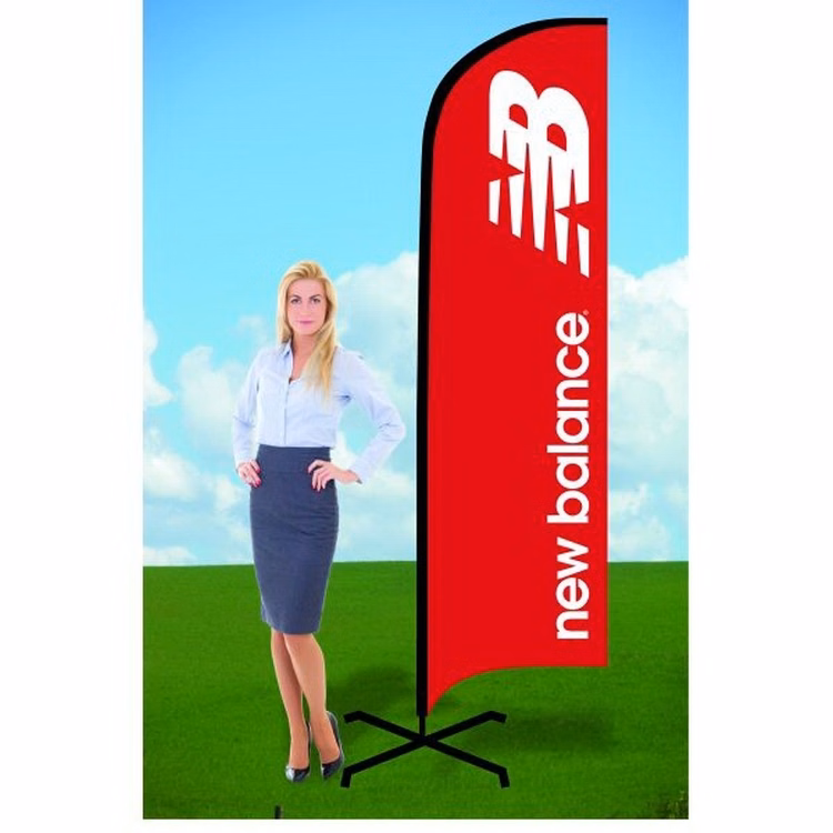 8ft PromoFlag with X Stand-Double