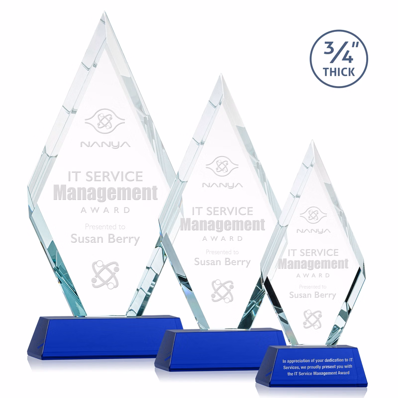 Richmond Award on Newhaven Base - Blue