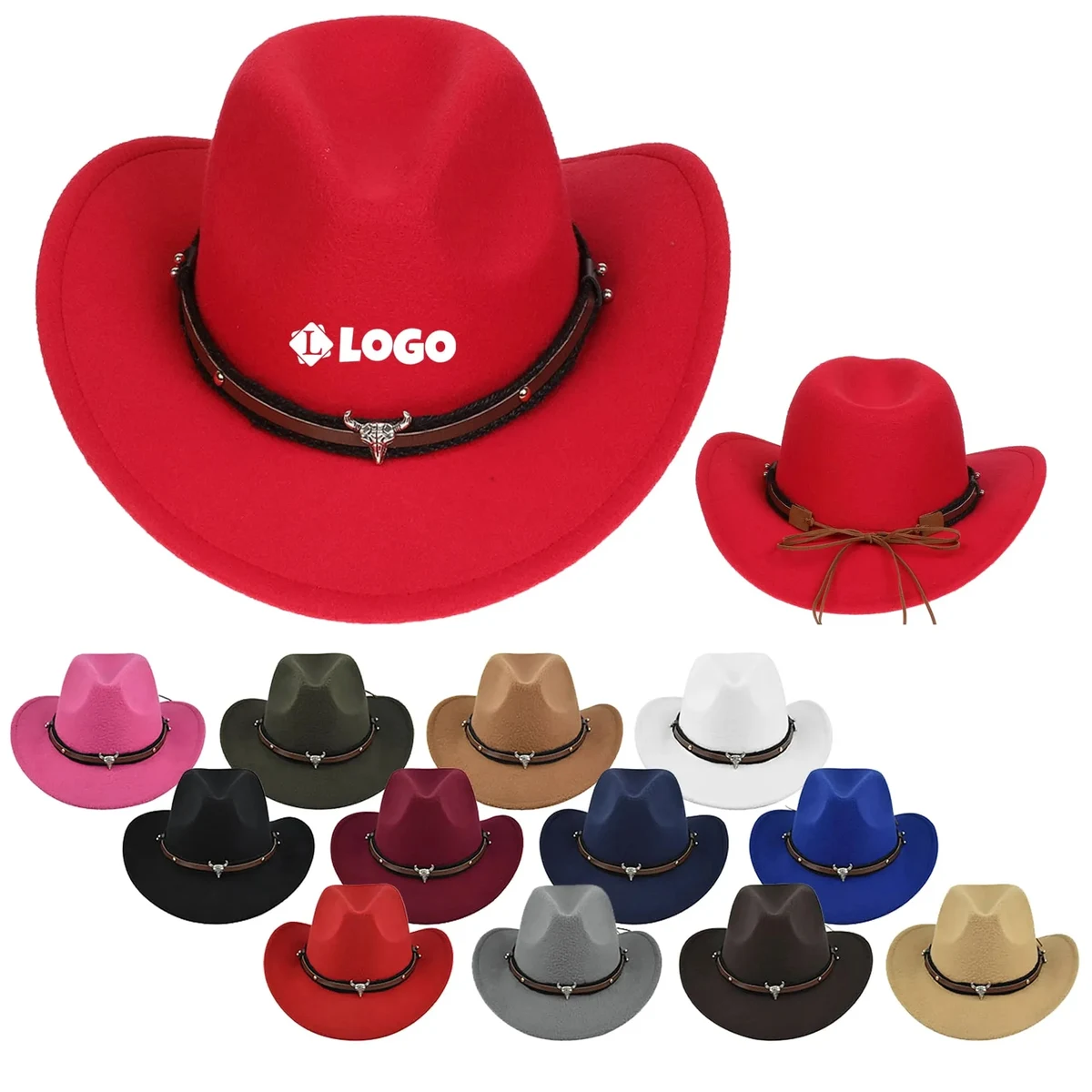 Custom Polyester Cowboy Hat 1
