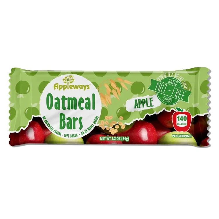 Appleways Soft Oatmeal Bars - Apple 1.2 oz 1