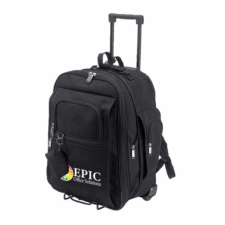 600D polyester Expandable Rolling Backpack