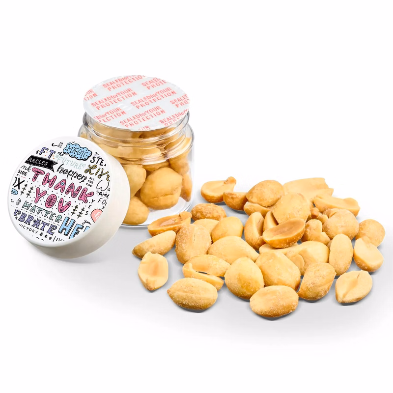1/2 OZ JAR OF  ROASTED PEANUTS