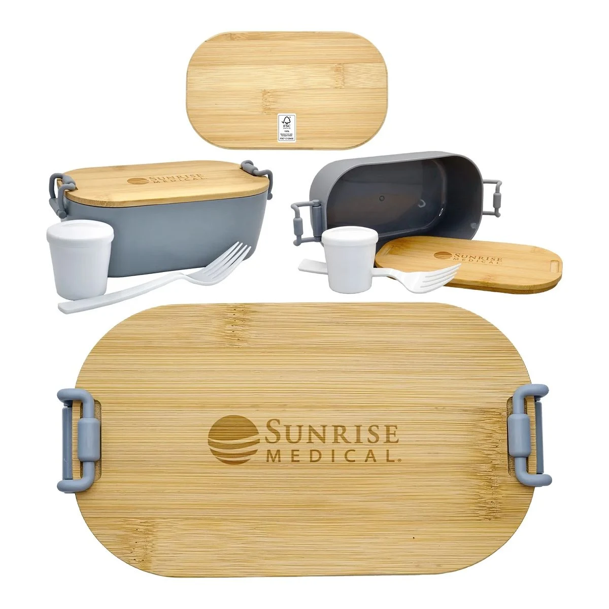 Engraved Bamboo Lunch Box 1