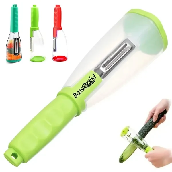 Custom Vegetable Peeler with Built-In Peel Storage — Kitchen Utility Giveaway 1