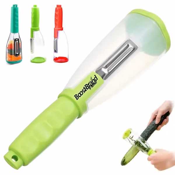 Custom Vegetable Peeler with Built-In Peel Storage — Kitchen Utility Giveaway