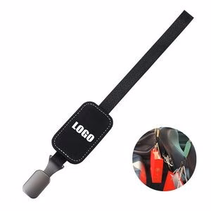 Versatile PU Leather Car Seat Double Hooks