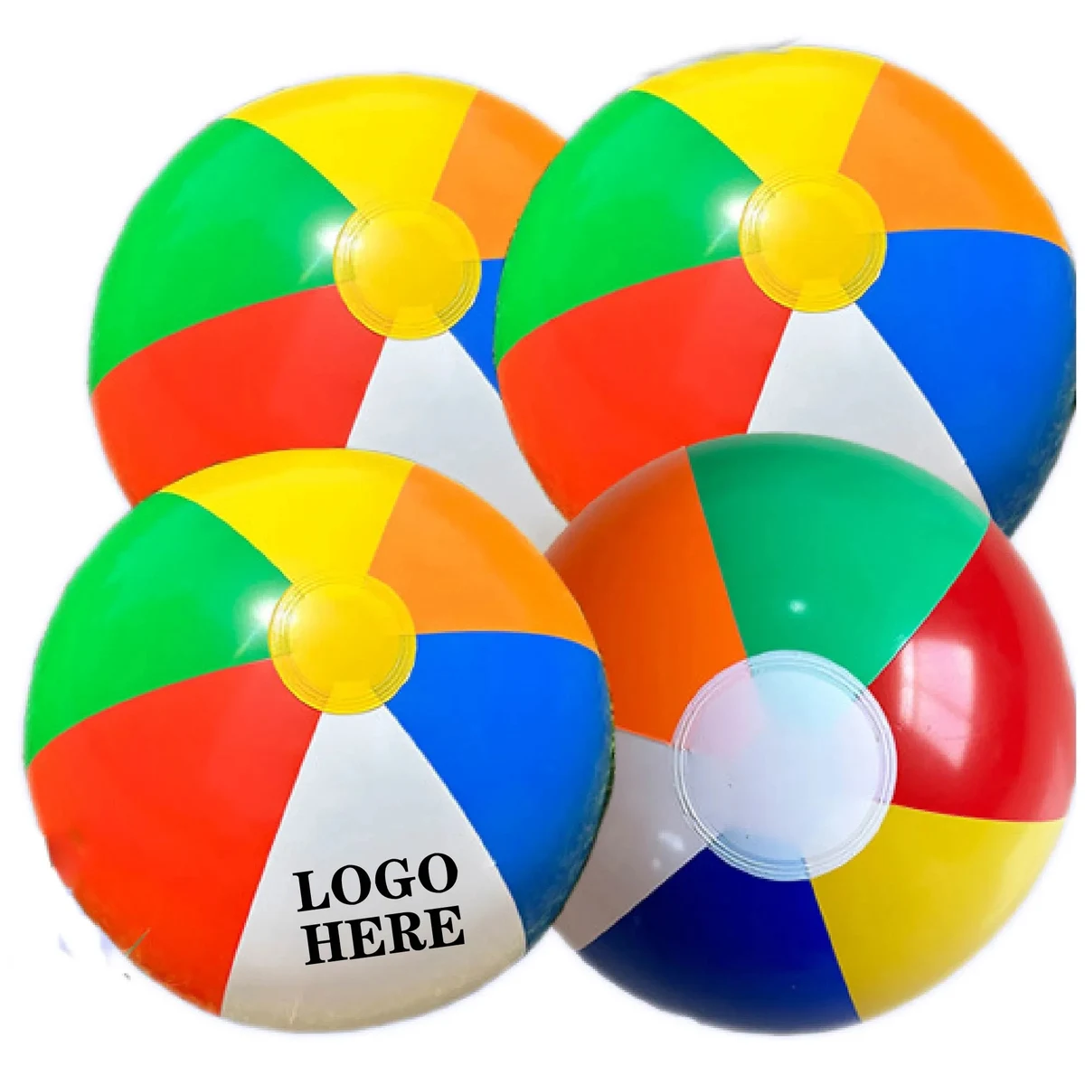 6" Multi-Colored Beach Ball 1