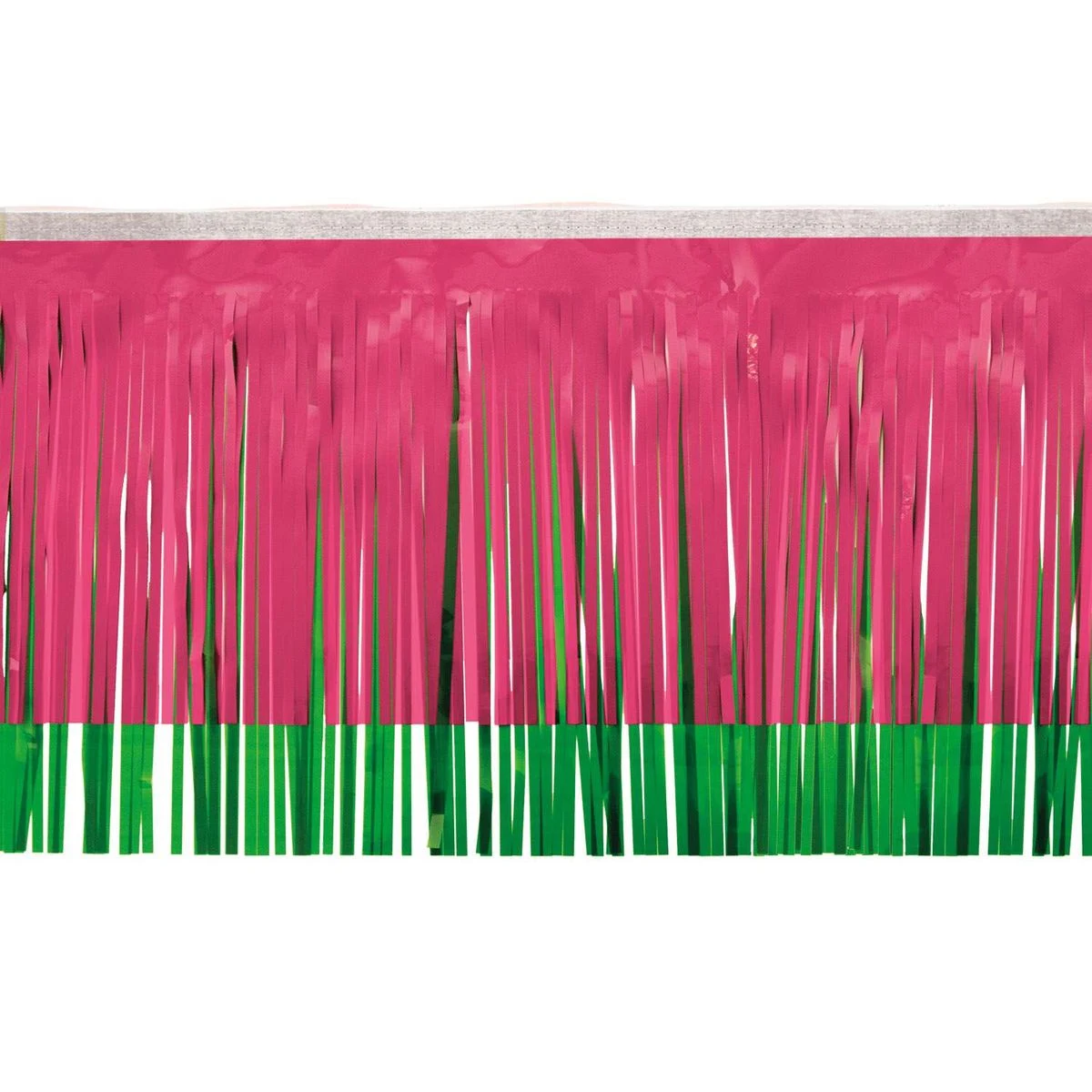 Victory Corps™ Standard Cerise & Grass Green Fringe (15") 1