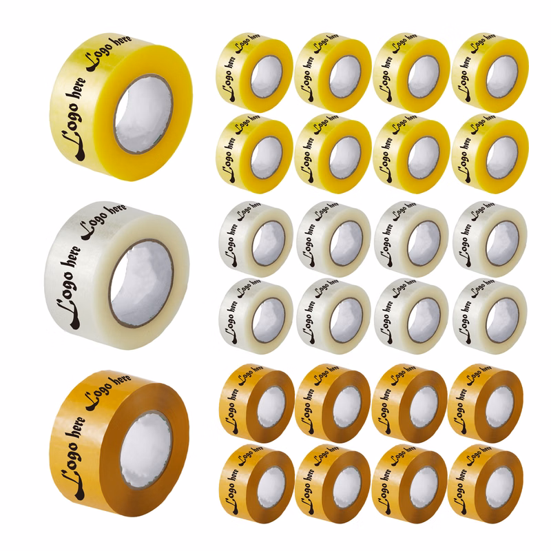 MOQ50 Customized Logo Transparent Tape