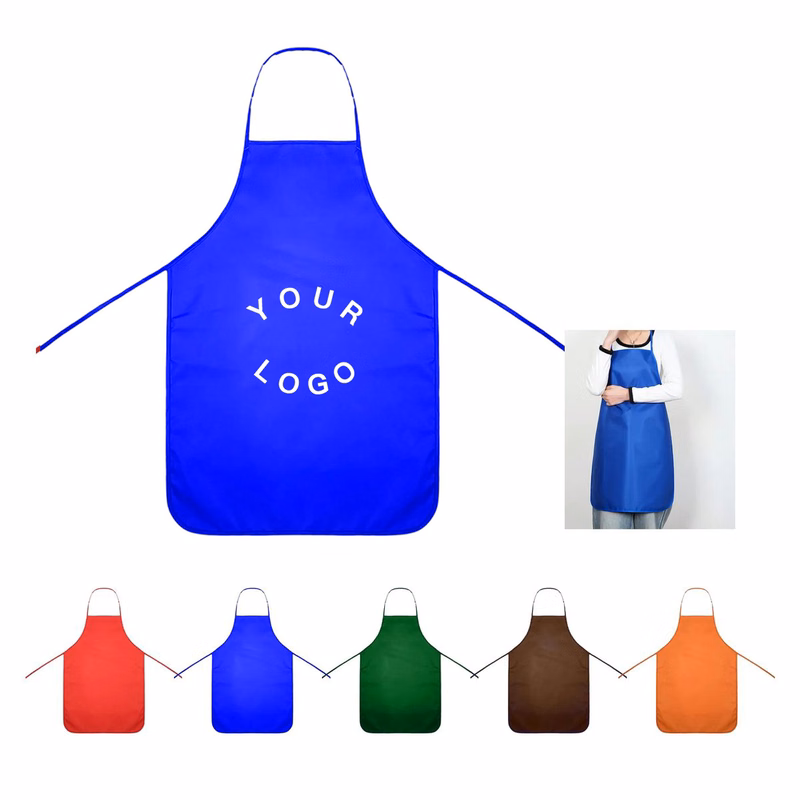 Durable Cotton Apron with Adjustable Fit for Kitchen Use