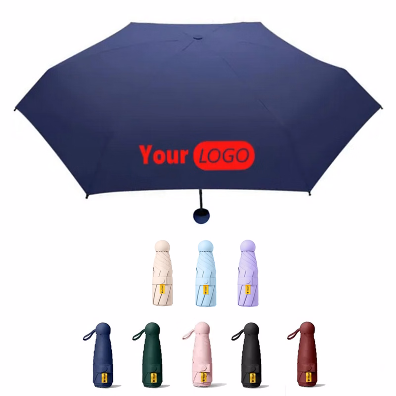 Travel Mini Umbrella With Portable Case