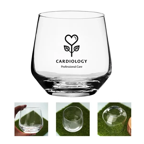 Custom 11 oz Premium Stemless Wine Glass — Elegant Corporate Gift & Event Item 1