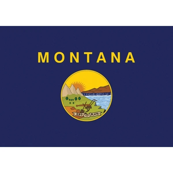 Montana Official Car Flag 1