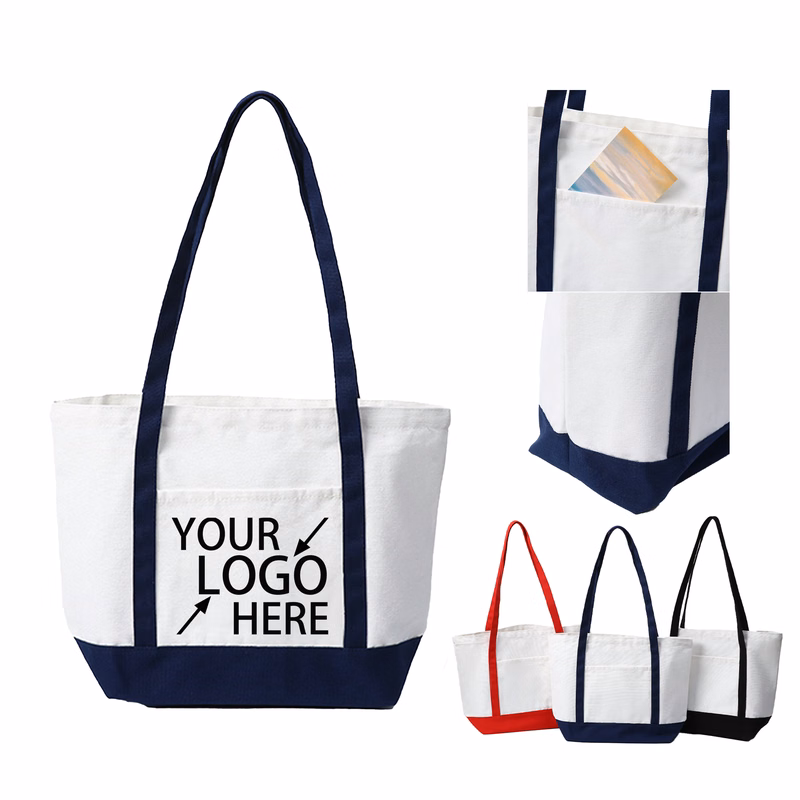 Stitched Canvas Tote Bag