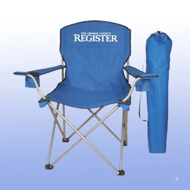 MEGA FOLDING CHAIR W/ ARMRESTS & 2 CUP HOLDERS 1