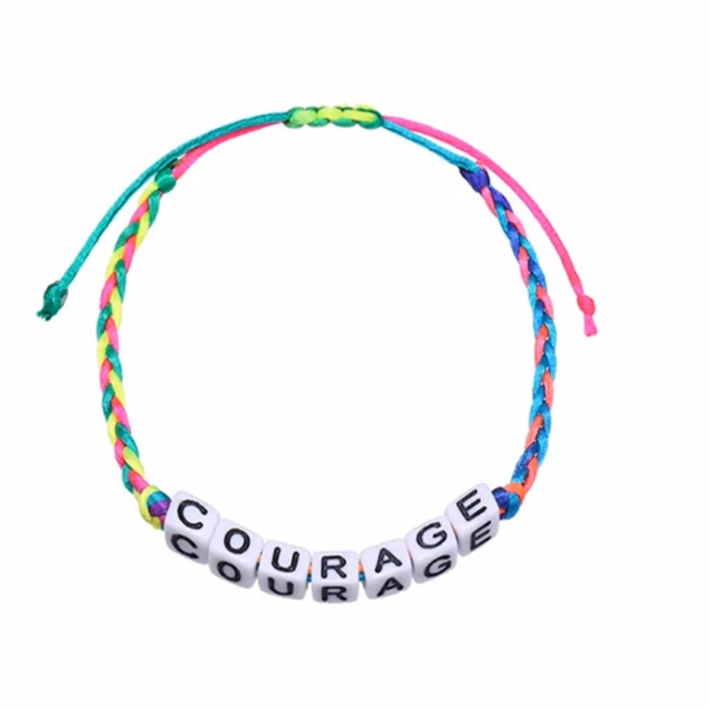 Beaded Message Bracelet

