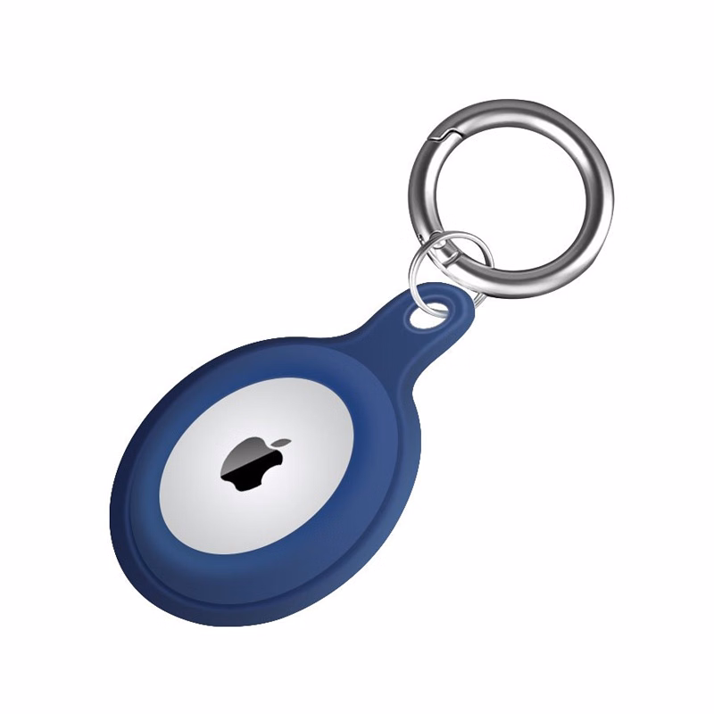 Silicone AirTag Holder with Keyring