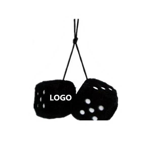 Plush Fuzzy Dice Car Accessories 1