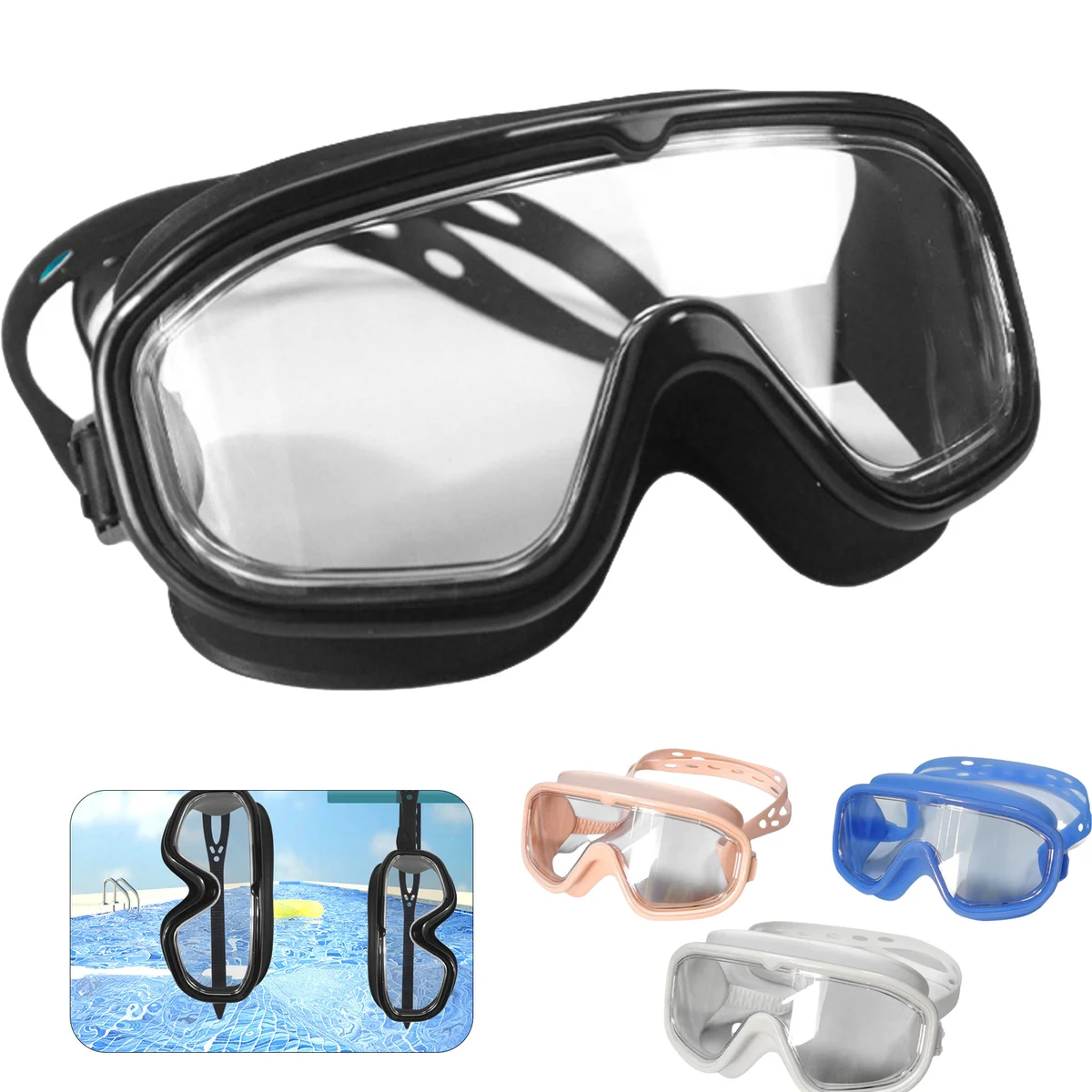 Swimming Goggles With Clear Lenses 1