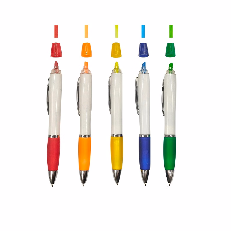 2-in-1 Ballpoint Pen and Highlighter