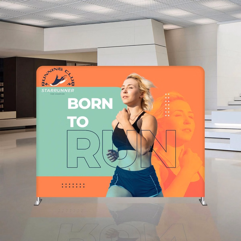 10' STRAIGHT TENSION FABRIC DISPLAY