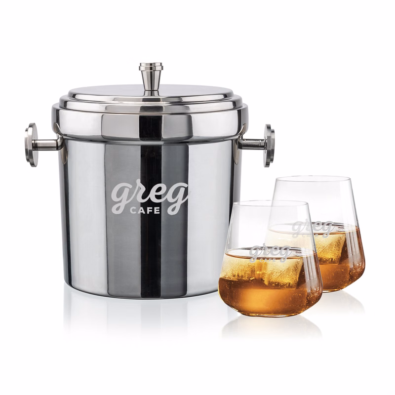 Milano Ice Bucket & Breckland On-the-Rocks Set