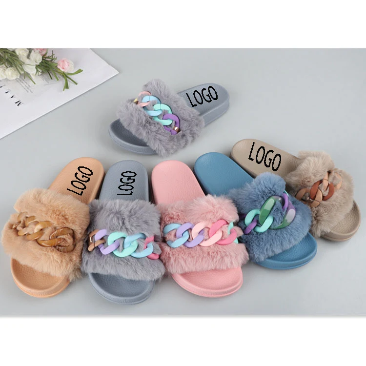 Women's Faux Fur Slippers/Slide 1
