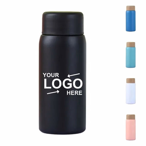 Custom 5 oz Stainless Steel Pocket Cup with Leak-Proof Net — Office Drinkware Promo
