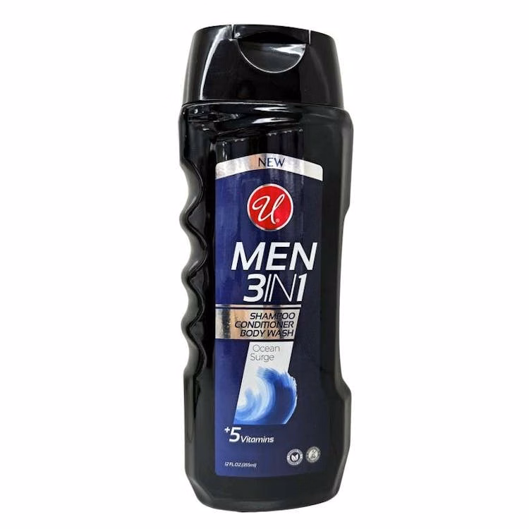 Men's 3-in-1 Shampoo Ocean Surge - 12 oz