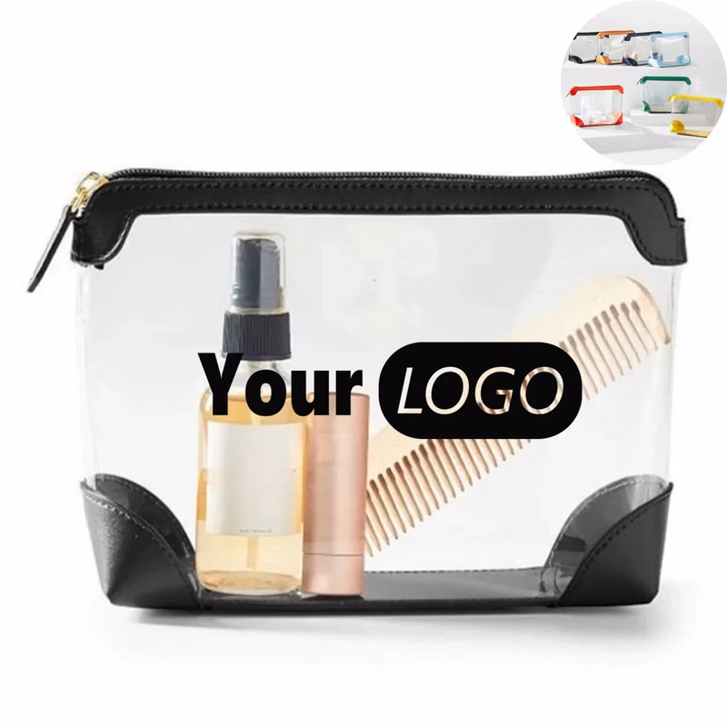 Splicing Pvc Makeup Bag