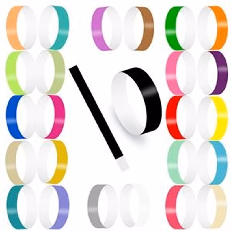 Premium Water-Resistant Paper Wristbands