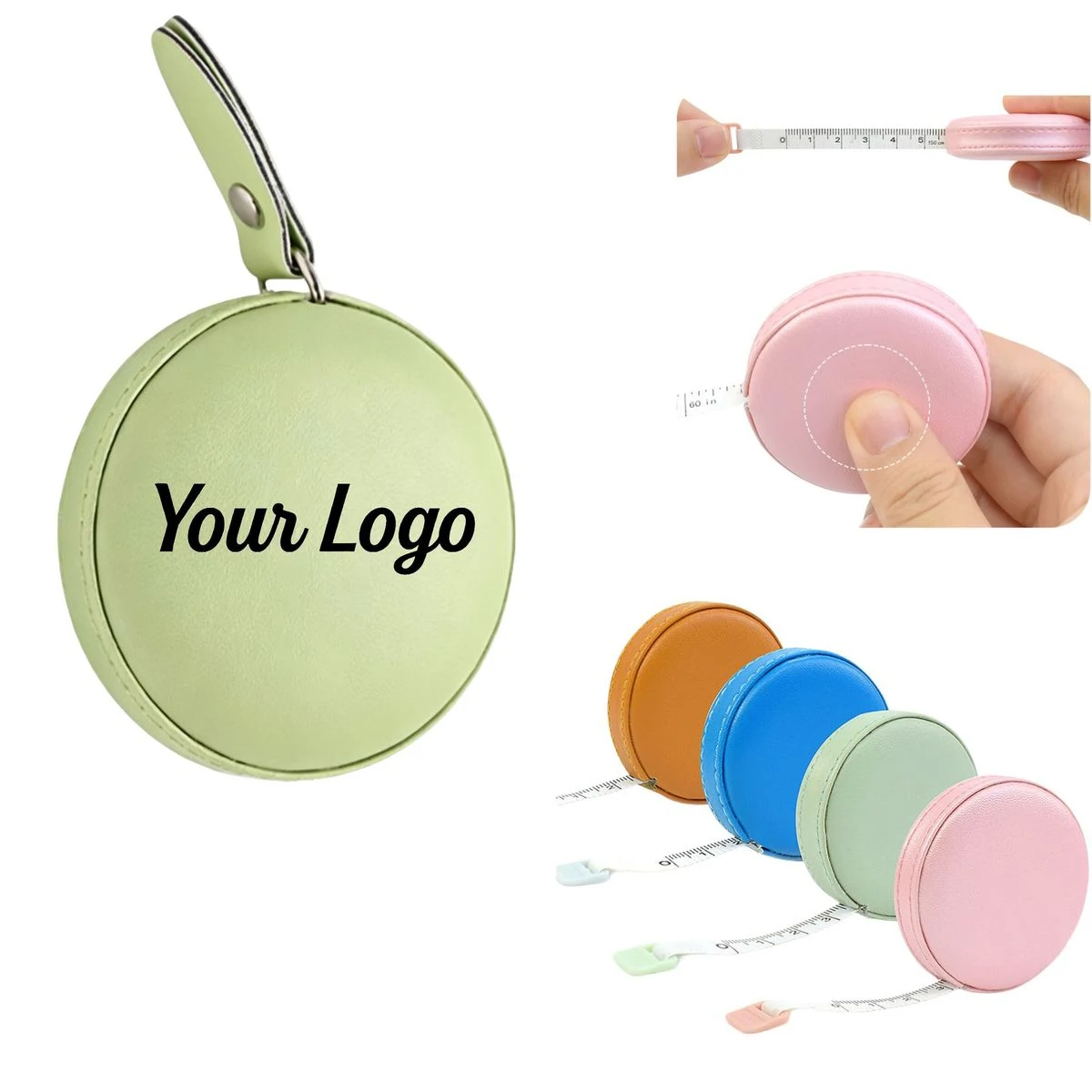 Portable PU Leather Retractable Tape Measure 1