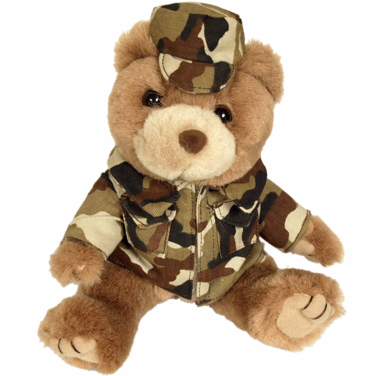 8" Marine Bear - Desert Camo