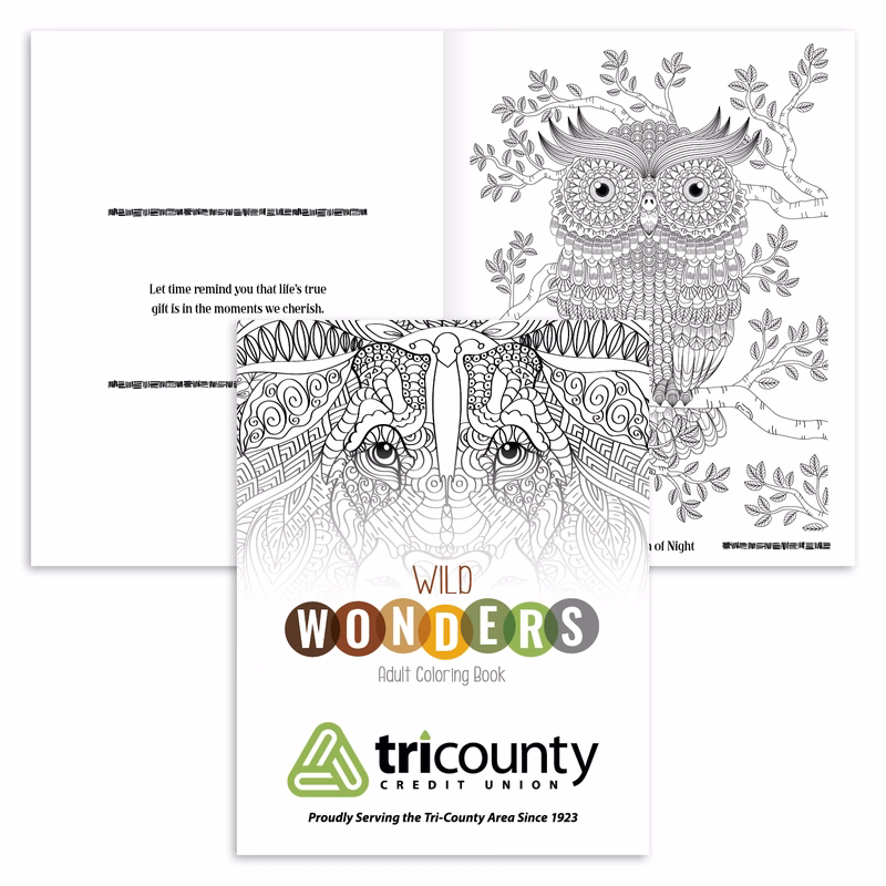 Good Value™ Wild Wonders Adult Coloring Book