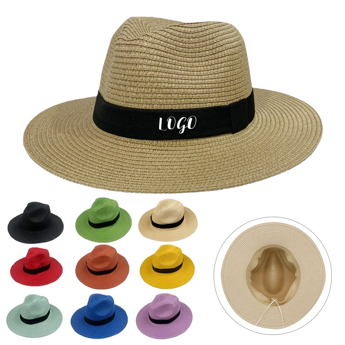 Soft Outdoor Beach Straw Hat 1