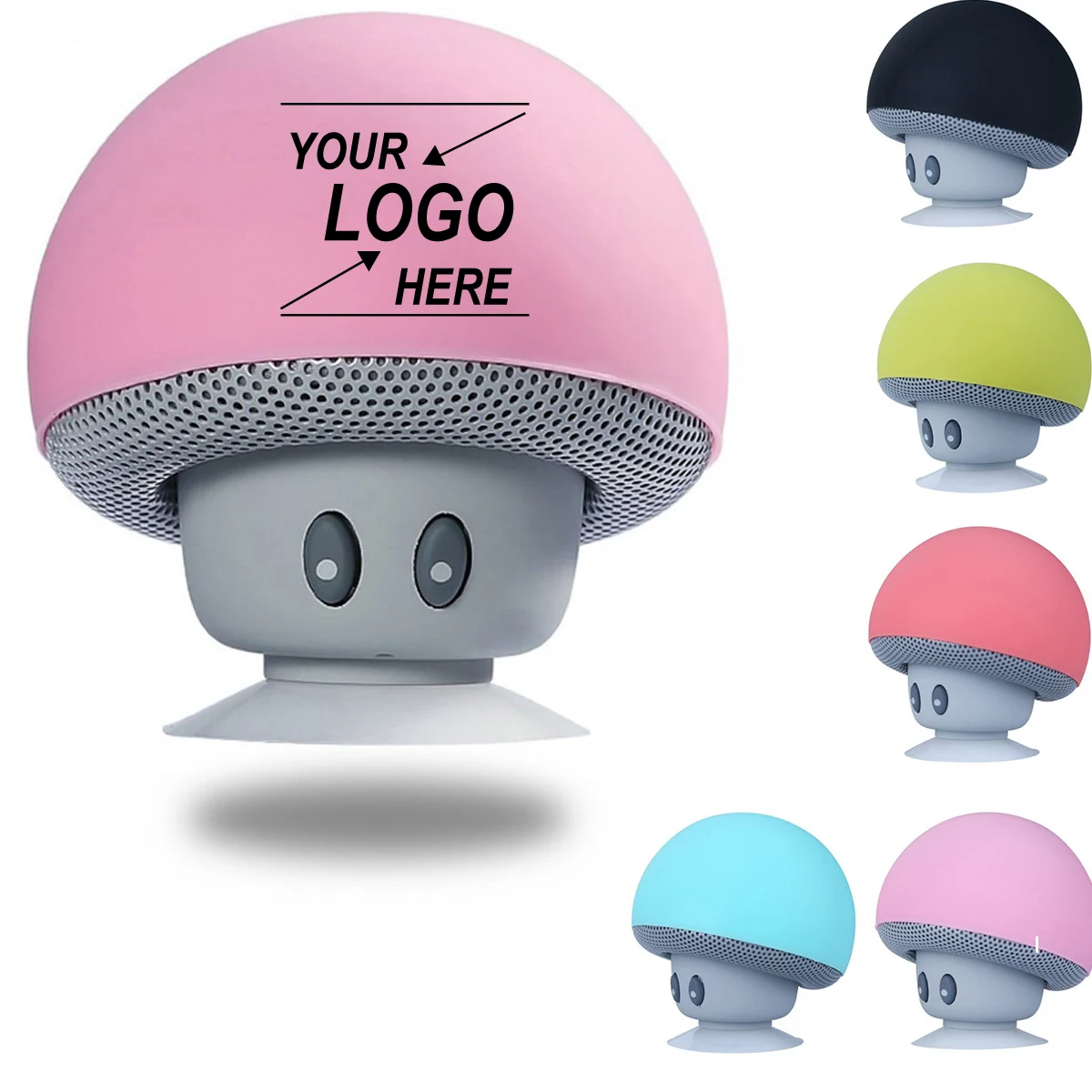 Portable Mushroom Wireless Subwoofer with Suction Cup 1