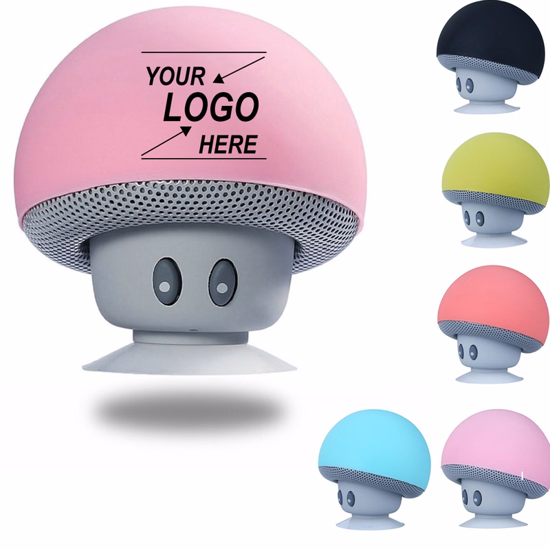 Portable Mushroom Wireless Subwoofer with Suction Cup
