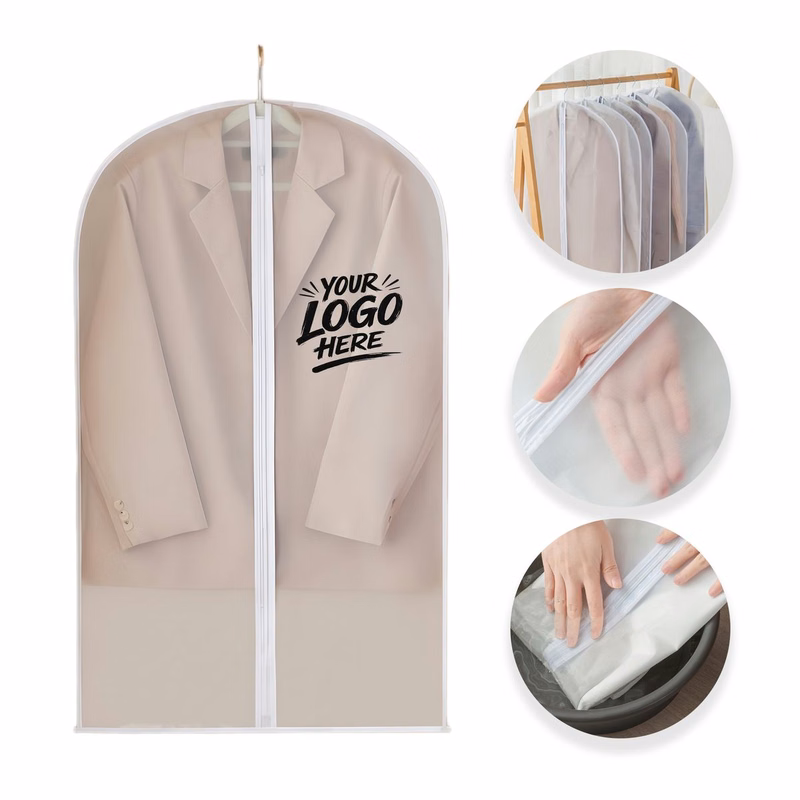 Clear EVA Suit Cover Dust Moisture Zipper Bag