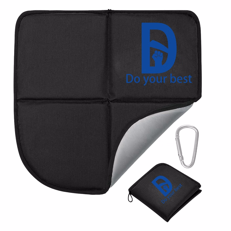 Backpacking Beach Sit Pad with Climbing Carabiner