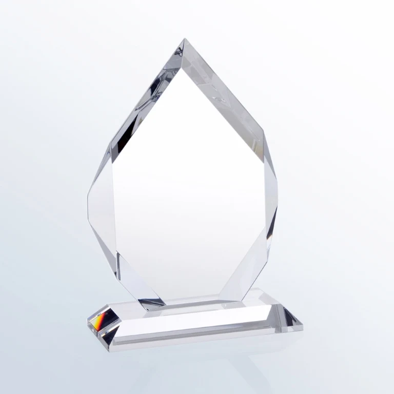 Classic Diamond Large Optic Crystal Award 1