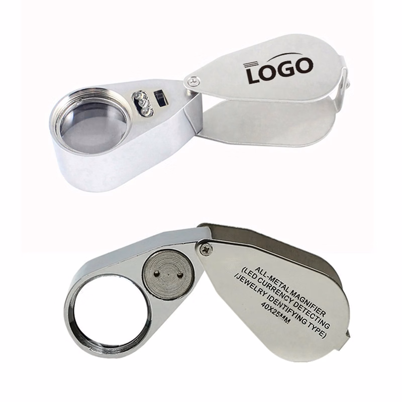 40X LED Illuminated Loupe Magnifier