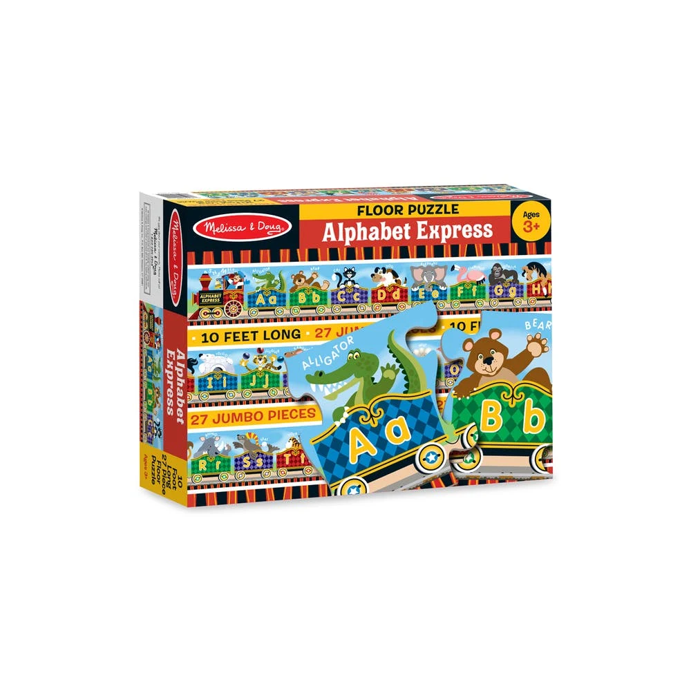 Melissa & Doug Floor Puzzles - Alphabet Express 27 Pieces 1