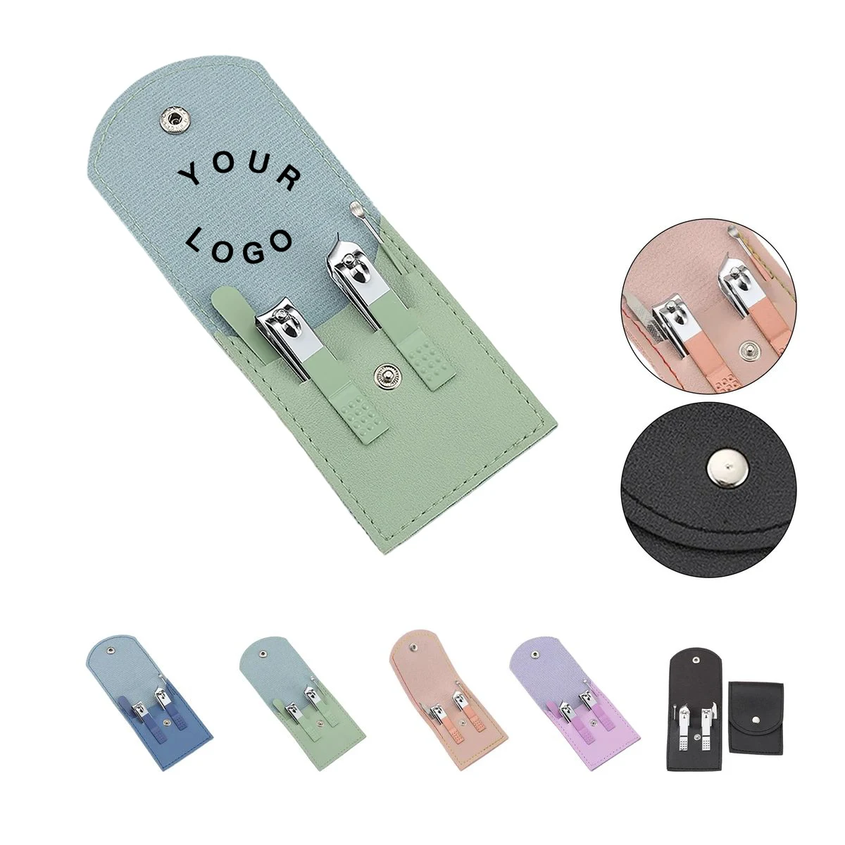 Stainless Steel Nail Clipper Set Folding 1